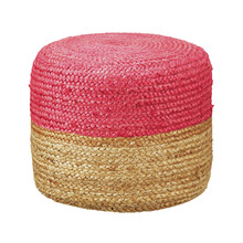 Pink Line Pouf