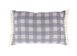 Homesense Blue Checkered Cushion £6.00