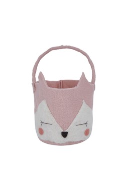 Homesense-pink fox easter basket &pound;4.99 (RRP &pound;XX)
