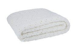 Homesense-white throw &pound;24.99 (RRP &pound;XX)