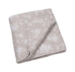 Brown Floral Bedspread