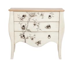 Floral Distressed Cabinet