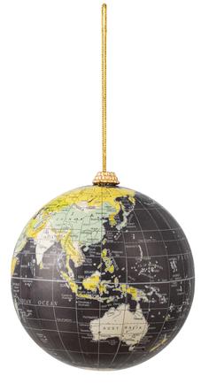 World Globe Bauble