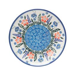 Blue Floral Plate