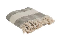 Brown Stripe Throw