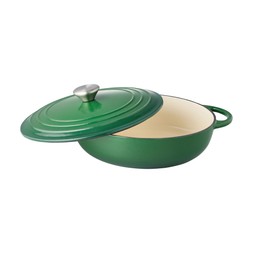 Bakeware Green Cast Iron Shallow Casserole Dish £39.99, €59.99