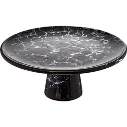 Black marble effect cake stand &pound;12.99