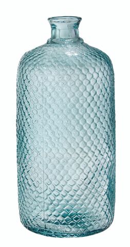 blue bobbly large vase