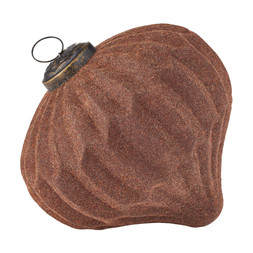 Bold Boho Brown Felt Diamond Cut Bauble £2.99, €4.49