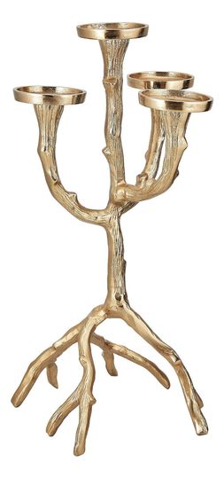 home gifting gold branches candelabra