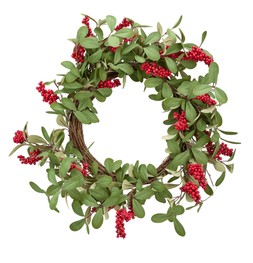 Homesense Cosy Christmas red berry wreath