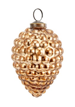 Homesense Dining bronze acorn glass bauble