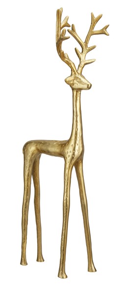 Homesense door scaping tall gold reindeer