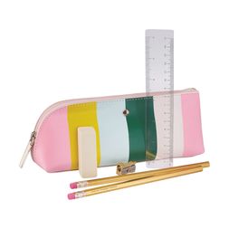 Homesense - Multicolour Striped Pencil Case, &pound;7.99