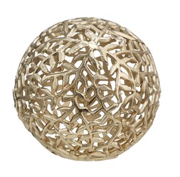 Homesense party gold leaf sphere
