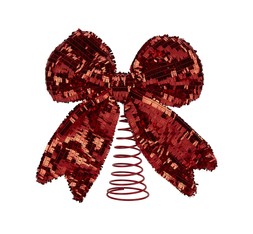 Homesense - red bow tree topper £7.99