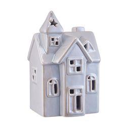 Homesense - Silver Ceramic House Ornament, &pound;9.99