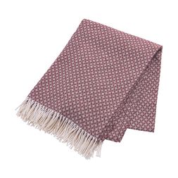 Homesense - White & Red Blanket, &pound;19.99