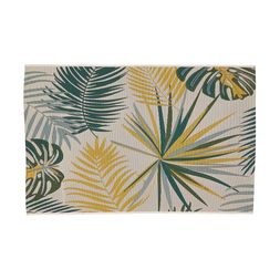 Homesense - Yellow & Green Leaves Small Rug, &pound;29.99