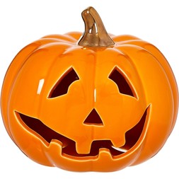 Orange Ceramic Pumpkin Ornament &pound;6.99