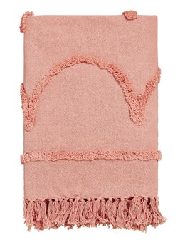 Peach Textured Throw &pound;16