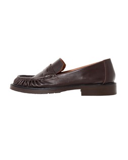 Esska Katherine Brown Leather Loafers £145