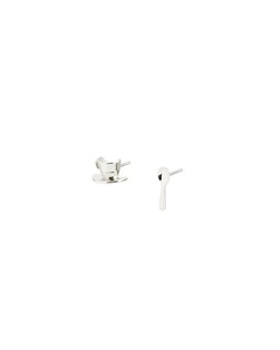 Alice Spoon & Tea Cup Mismatched Silver Stud Earrings £26