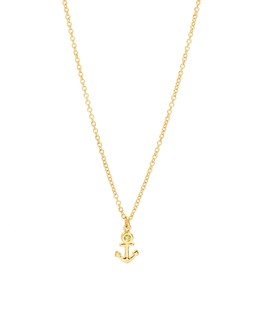 Akir Peridot Anchor Gold Plated Pendant Necklace €49.50