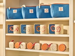 Blue Alphabet Initial Wash Bag £16.5