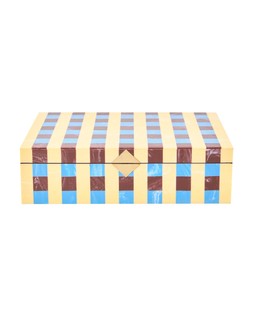 Chequerboard Rectangular Resin Jewellery Box £49.50 €65