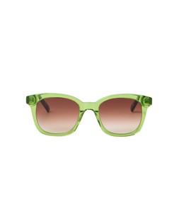 Green Crystal Square Faux Tort Arm Acetate Sunglasses £55