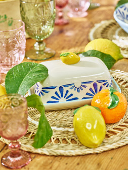 Lemon Ceramic Butter Dish £22.50