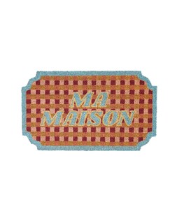 Ma Maison Pink Chequerboard Doormat