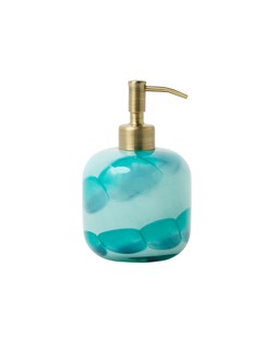 Naya Blue Glass Refillable Soap Dispenser £19.50