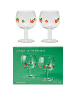 Orange Spritz Glasses Set of Two £29.50