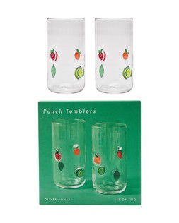 Punch Cocktail Highball Tumblers Set of Two £24.50