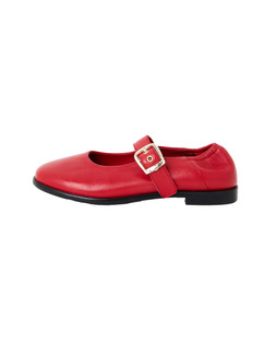 Red Leather Ballet Shoes £80