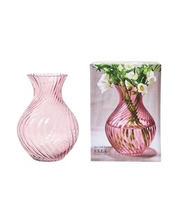 Ulla Pink Swirl Glass Vase £22.50