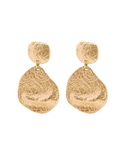 Amari Textured Gold Tone Statement Earrings £19.5