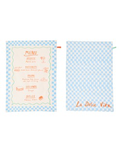 Supper Club Tea Towels Set of Two £22.5