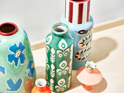 Blue Snake Ceramic Vase £26.5