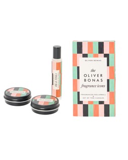 The Fragrance Icons Rollerball & Candles Set