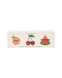 Peach, Cherries & Watermelon Scented Shower Steamer Set