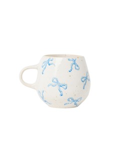 Blue Bow Round Ceramic Mug £14.50
