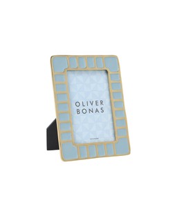 Cilo Blue & Gold Picture Frame 4X6