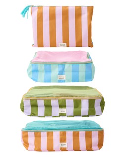 Multicoloured Stripe Packing Cubes Set of Four £39.5
