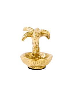 Oliver Bonas BRASS PALM INCENSE HOLDER 10