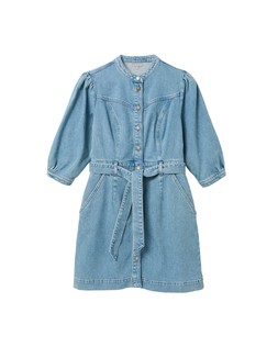 Oliver Bonas Denim Seam Detail Mini Dress £78