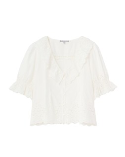 Oliver Bonas Frill Broiderie Blouse £65