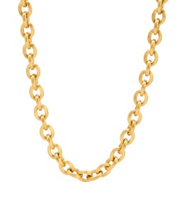 Oliver Bonas Jane Etched Detail Stainless Steel Chunky Chain Necklace £38